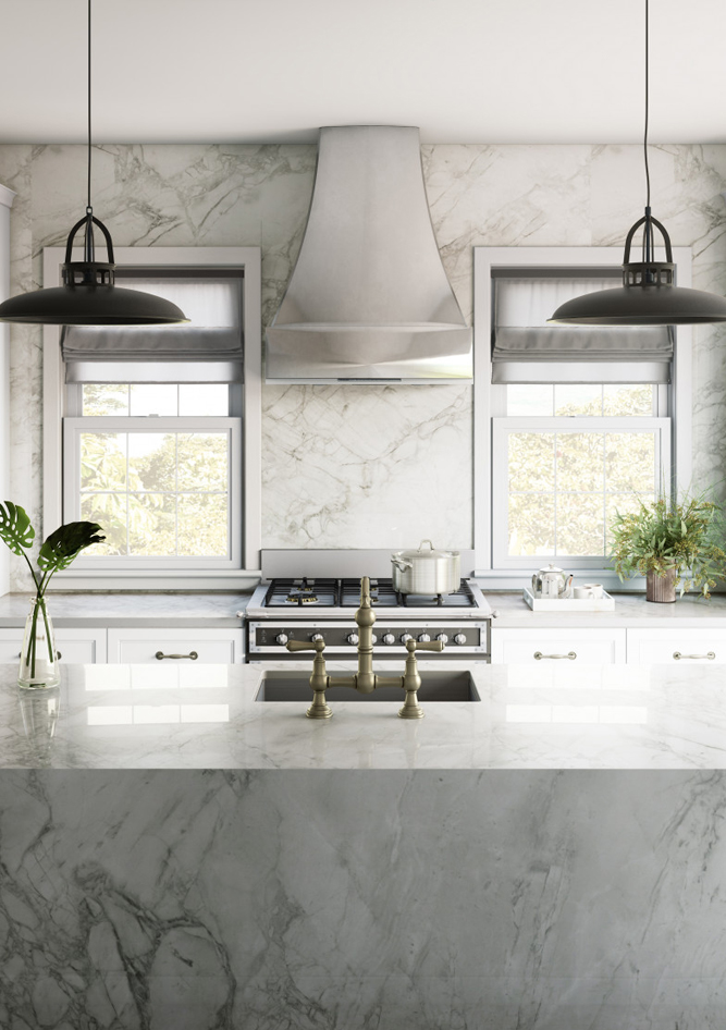 ПВХ-плёнка с мраморным рисунком  